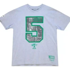 Mitchell & Ness T-Shirts & Tops-Parquet 5 Tee Boston Celtics Kevin Garnett