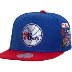 Mitchell & Ness Snapback-Patch Overload Snapback Hwc Philadelphia 76Ers