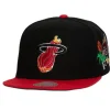 Mitchell & Ness Snapback-Patch Overload Snapback Hwc Miami Heat