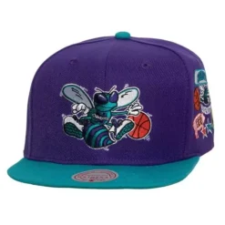 Mitchell & Ness Snapback-Patch Overload Snapback Hwc Charlotte Hornets