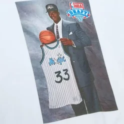 Mitchell & Ness T-Shirts & Tops-Photo Real Draft Day Tee Orlando Magic Shaquille O'Neal