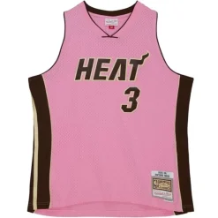 Mitchell & Ness Nba Swingman-Pink Sugar Bacon Swingman Jersey Miami Heat 2005-06 Dwyane Wade