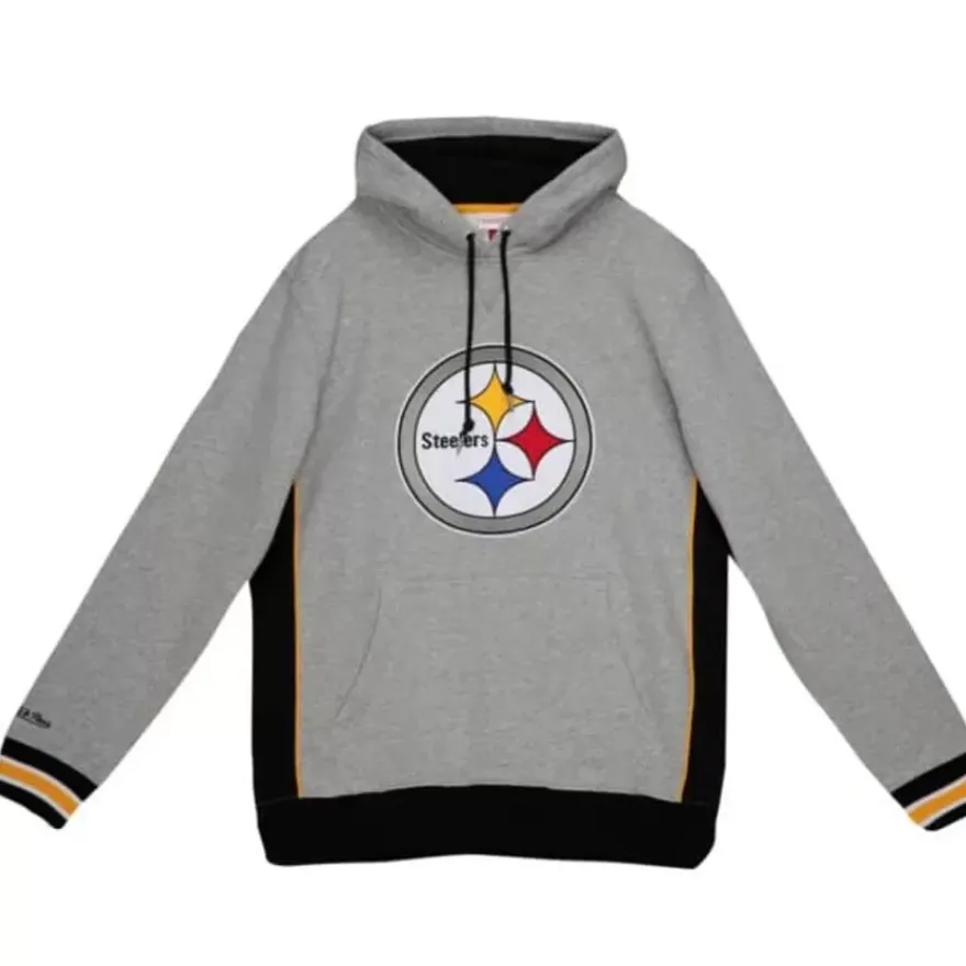 Mitchell & Ness Hoodies & Sweatshirts-Pinnacle Heavyweight Fleece Hoodie Pittsburgh Steelers