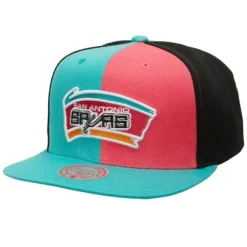 Mitchell & Ness Snapback-Pinwheel Snapback Hwc San Antonio Spurs