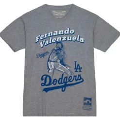 Mitchell & Ness T-Shirts & Tops-Pitch Tee Los Angeles Dodgers Fernando Valenzuela