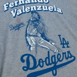 Mitchell & Ness T-Shirts & Tops-Pitch Tee Los Angeles Dodgers Fernando Valenzuela