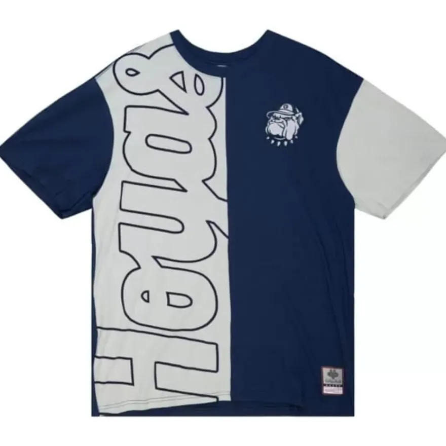 Mitchell & Ness T-Shirts & Tops-Play By Play 2.0 S/S Tee Georgetown University