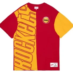 Mitchell & Ness T-Shirts & Tops-Play By Play 2.0 S/S Tee Houston Rockets