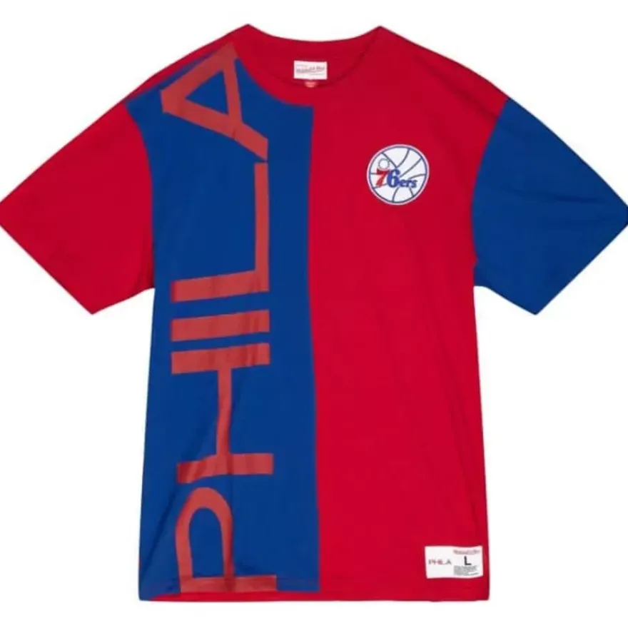 Mitchell & Ness T-Shirts & Tops-Play By Play 2.0 S/S Tee Philadelphia 76Ers
