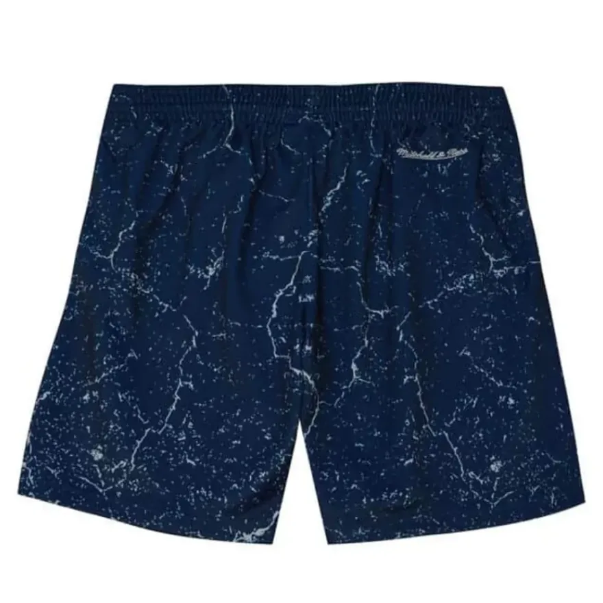 Mitchell & Ness Shorts-Player Burst Mesh Shorts Georgetown University Allen Iverson