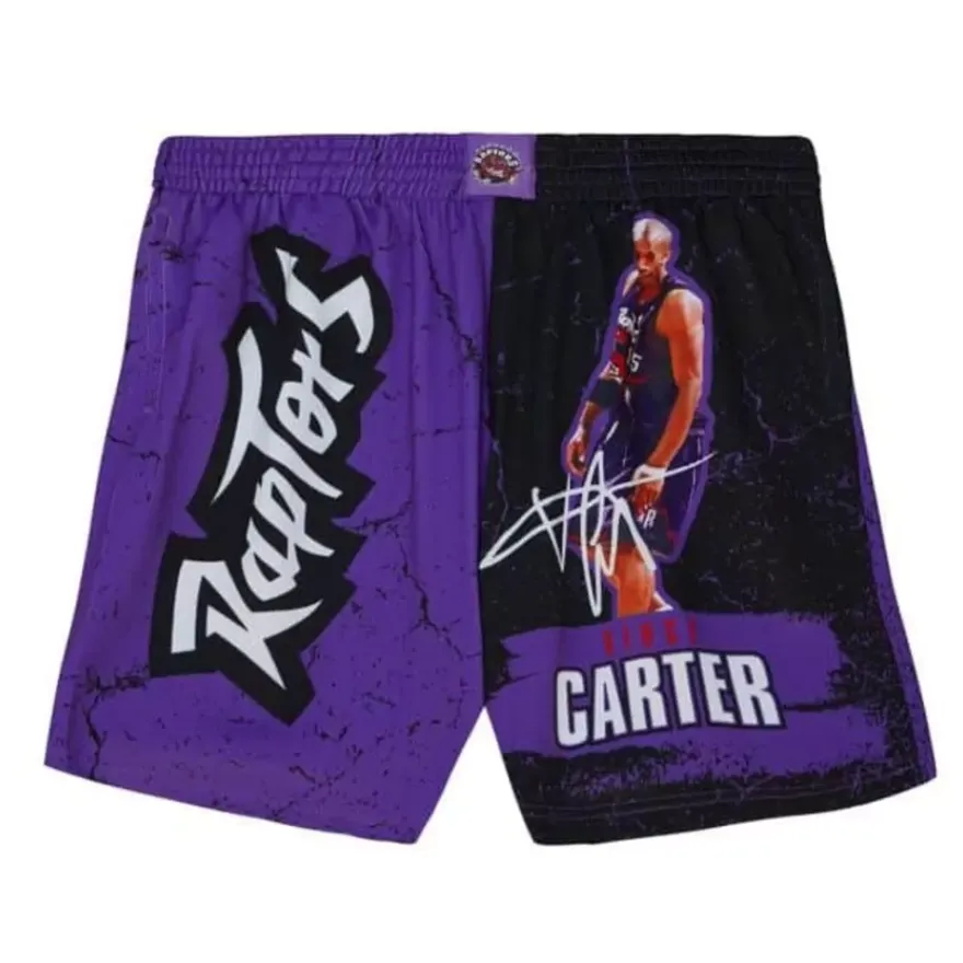 Mitchell & Ness Shorts-Player Burst Mesh Shorts Toronto Raptors Vince Carter
