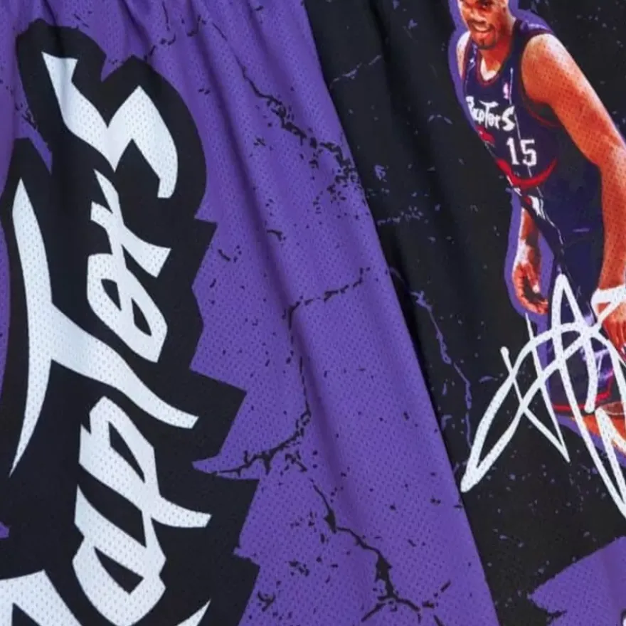 Mitchell & Ness Shorts-Player Burst Mesh Shorts Toronto Raptors Vince Carter