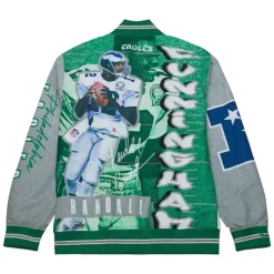 Mitchell & Ness Jackets & Outerwear-Player Burst Warm Up Jacket Philadelphia Eagles Randall Cunningham