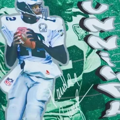 Mitchell & Ness Jackets & Outerwear-Player Burst Warm Up Jacket Philadelphia Eagles Randall Cunningham