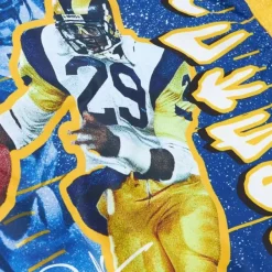 Mitchell & Ness Jackets & Outerwear-Player Burst Warm Up Jacket Los Angeles Rams Eric Dickerson