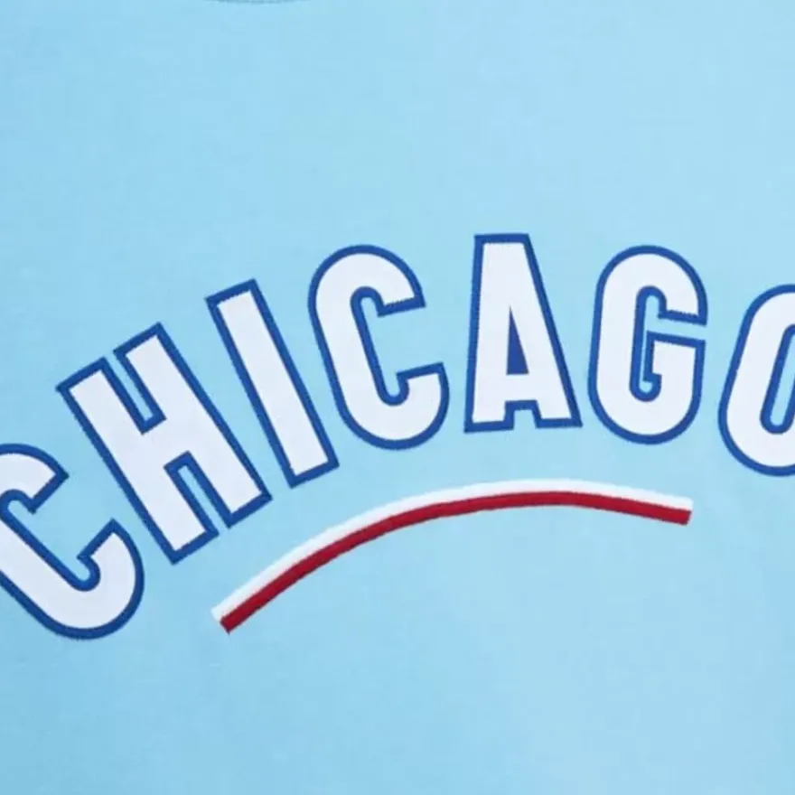 Mitchell & Ness Hoodies & Sweatshirts-Playoff Win 2.0 Crew Chicago Cubs