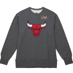 Mitchell & Ness Hoodies & Sweatshirts-Playoff Win 2.0 Crew Chicago Bulls