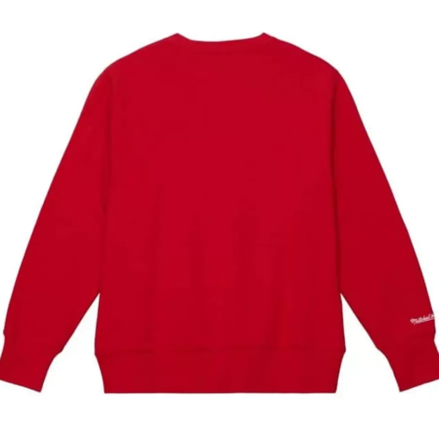 Mitchell & Ness Hoodies & Sweatshirts-Playoff Win 2.0 Crew Cincinnati Reds