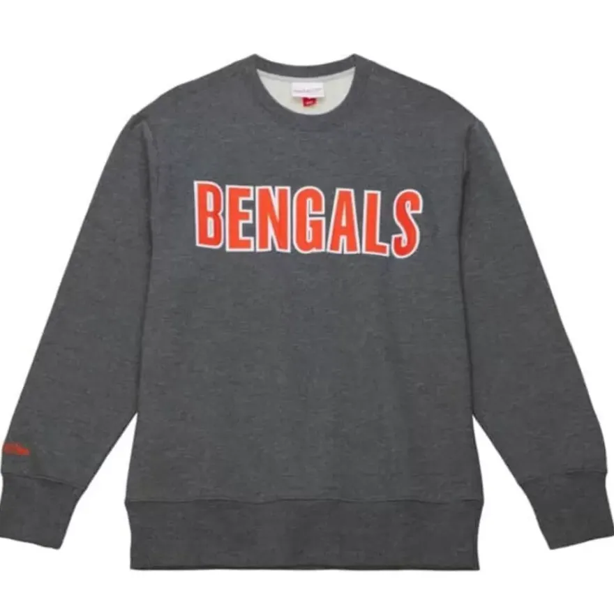 Mitchell & Ness Hoodies & Sweatshirts-Playoff Win 2.0 Crew Cincinnati Bengals