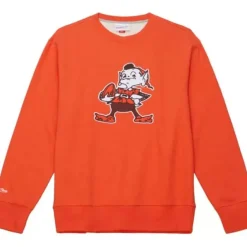 Mitchell & Ness Hoodies & Sweatshirts-Playoff Win 2.0 Crew Cleveland Browns