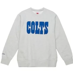 Mitchell & Ness Hoodies & Sweatshirts-Playoff Win 2.0 Crew Indianapolis Colts