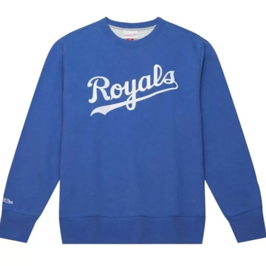 Mitchell & Ness Hoodies & Sweatshirts-Playoff Win 2.0 Crew Kansas City Royals