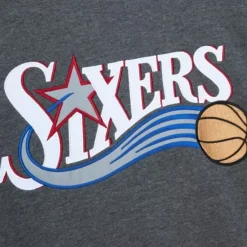 Mitchell & Ness Hoodies & Sweatshirts-Playoff Win 2.0 Crew Philadelphia 76Ers