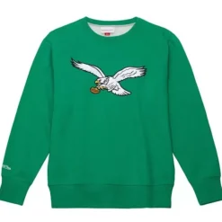 Mitchell & Ness Hoodies & Sweatshirts-Playoff Win 2.0 Crew Philadelphia Eagles
