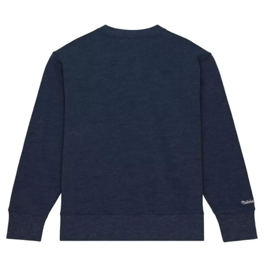 Mitchell & Ness Hoodies & Sweatshirts-Playoff Win 2.0 Crew Vintage Philadelphia 76Ers