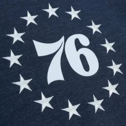 Mitchell & Ness Hoodies & Sweatshirts-Playoff Win 2.0 Crew Vintage Philadelphia 76Ers