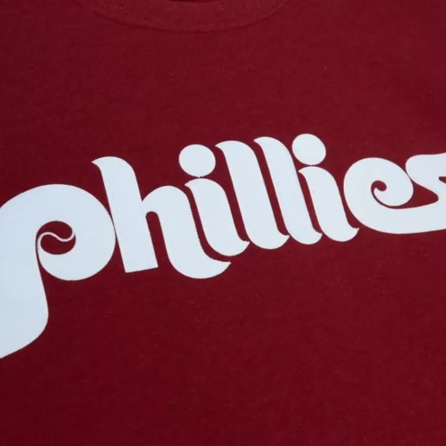 Mitchell & Ness Hoodies & Sweatshirts-Playoff Win 2.0 Crew Vintage Philadelphia Phillies