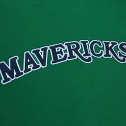 Mitchell & Ness Hoodies & Sweatshirts-Playoff Win 2.0 Crew Vintage Dallas Mavericks