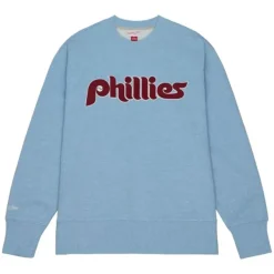 Mitchell & Ness Hoodies & Sweatshirts-Playoff Win 2.0 Crew Vintage Philadelphia Phillies