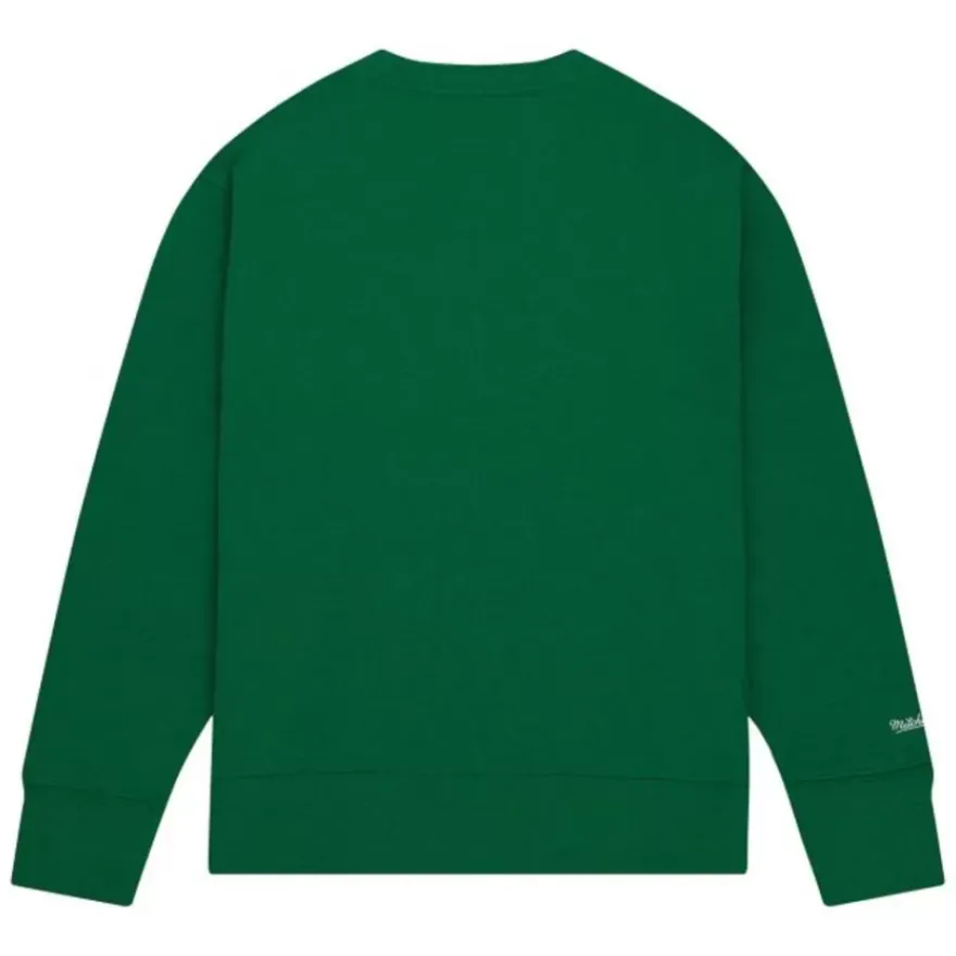 Mitchell & Ness Hoodies & Sweatshirts-Playoff Win 2.0 Crew Vintage Dallas Mavericks