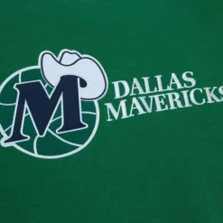 Mitchell & Ness Hoodies & Sweatshirts-Playoff Win 2.0 Crew Vintage Dallas Mavericks