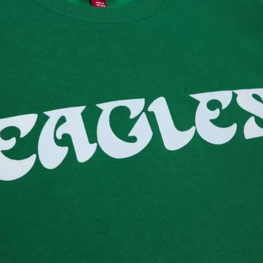 Mitchell & Ness Hoodies & Sweatshirts-Playoff Win 2.0 Crew Vintage Philadelphia Eagles