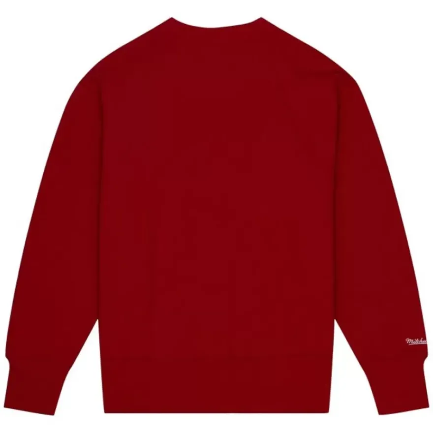 Mitchell & Ness Hoodies & Sweatshirts-Playoff Win 2.0 Crew Vintage Kansas City Chiefs