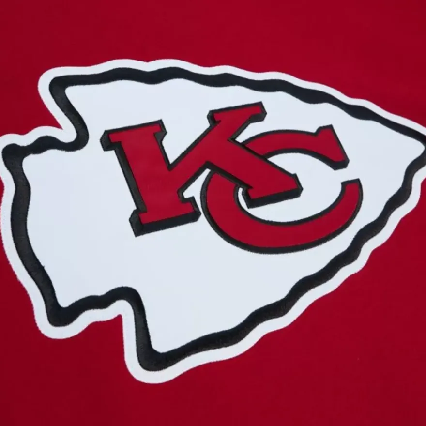Mitchell & Ness Hoodies & Sweatshirts-Playoff Win 2.0 Crew Vintage Kansas City Chiefs
