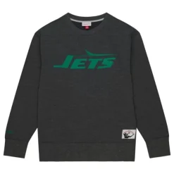 Mitchell & Ness Hoodies & Sweatshirts-Playoff Win 2.0 Crew Vintage New York Jets