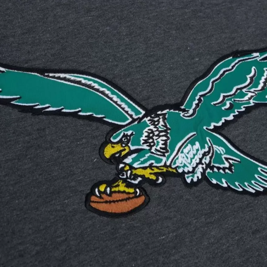 Mitchell & Ness Hoodies & Sweatshirts-Playoff Win 2.0 Crew Vintage Philadelphia Eagles