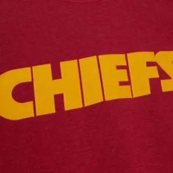 Mitchell & Ness Hoodies & Sweatshirts-Playoff Win 2.0 Crew Vintage Kansas City Chiefs