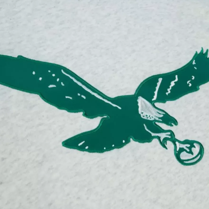 Mitchell & Ness Hoodies & Sweatshirts-Playoff Win 2.0 Crew Vintage Philadelphia Eagles