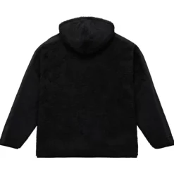 Mitchell & Ness Hoodies & Sweatshirts-Polar Fleece 1/4 Zip Pullover Hoodie Detroit Lions