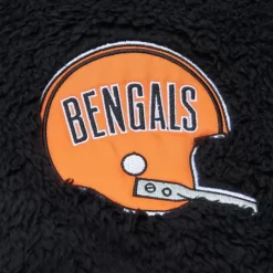 Mitchell & Ness Hoodies & Sweatshirts-Polar Fleece 1/4 Zip Pullover Hoodie Cincinnati Bengals