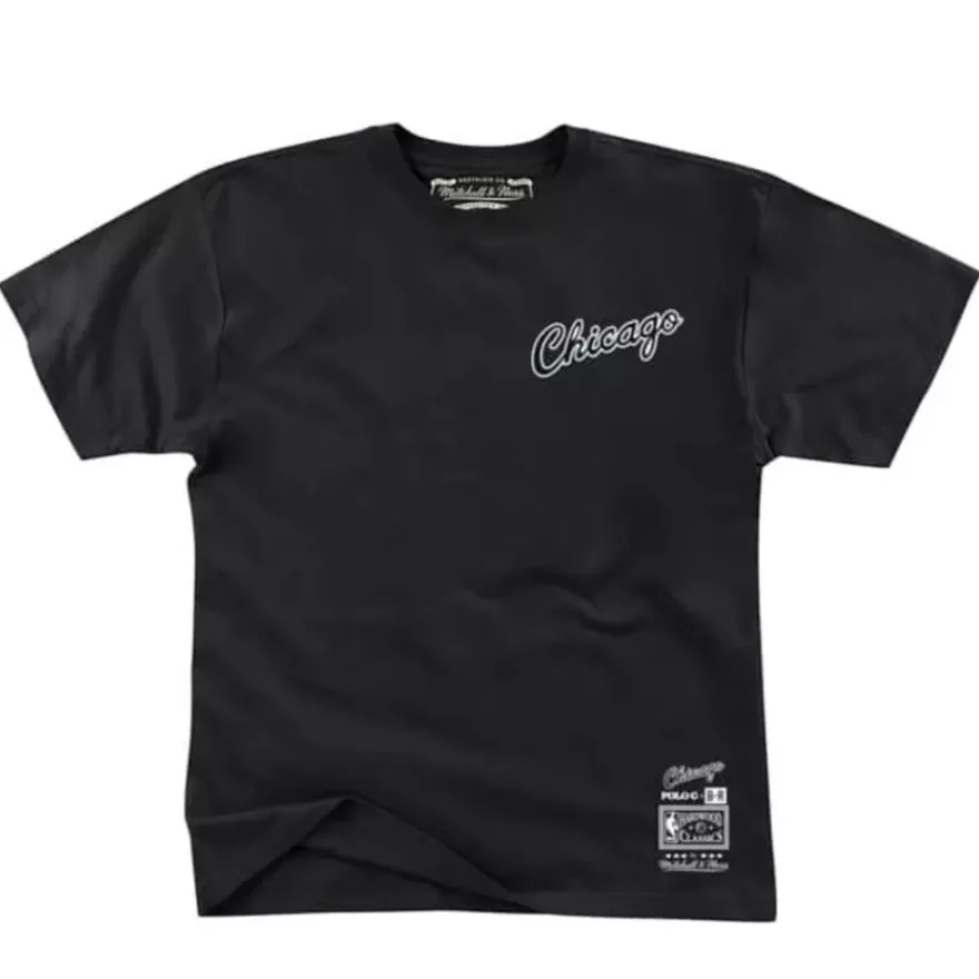 Mitchell & Ness T-Shirts & Tops-Polo G X Br Remix Ss Tee Chicago Bulls