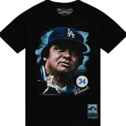 Mitchell & Ness T-Shirts & Tops-Portrait Tee Los Angeles Dodgers Fernando Valenzuela