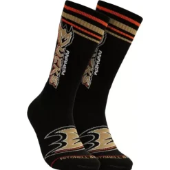 Mitchell & Ness Accessories-Power Play Crew Socks Anaheim Ducks