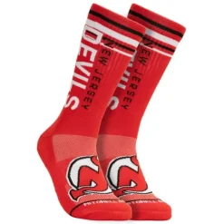 Mitchell & Ness Accessories-Power Play Crew Socks New Jersey Devils