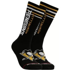 Mitchell & Ness Accessories-Power Play Crew Socks Pittsburgh Penguins