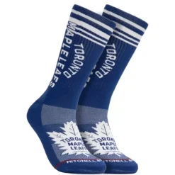 Mitchell & Ness Accessories-Power Play Crew Socks Toronto Maple Leafs